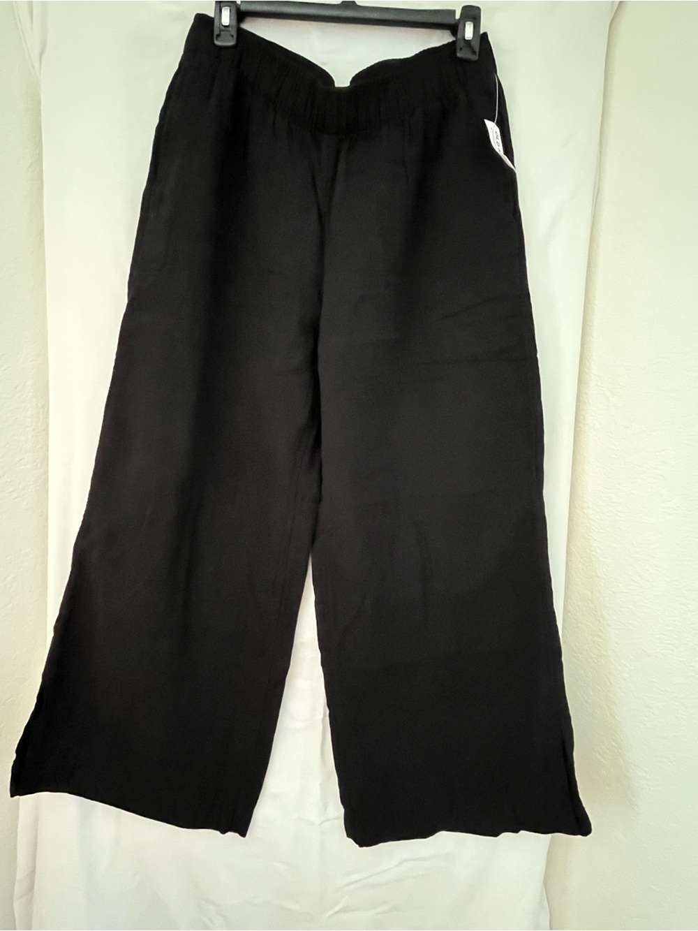 OLD NAVY Black Wide Leg gauzy Elastic Waist Pants